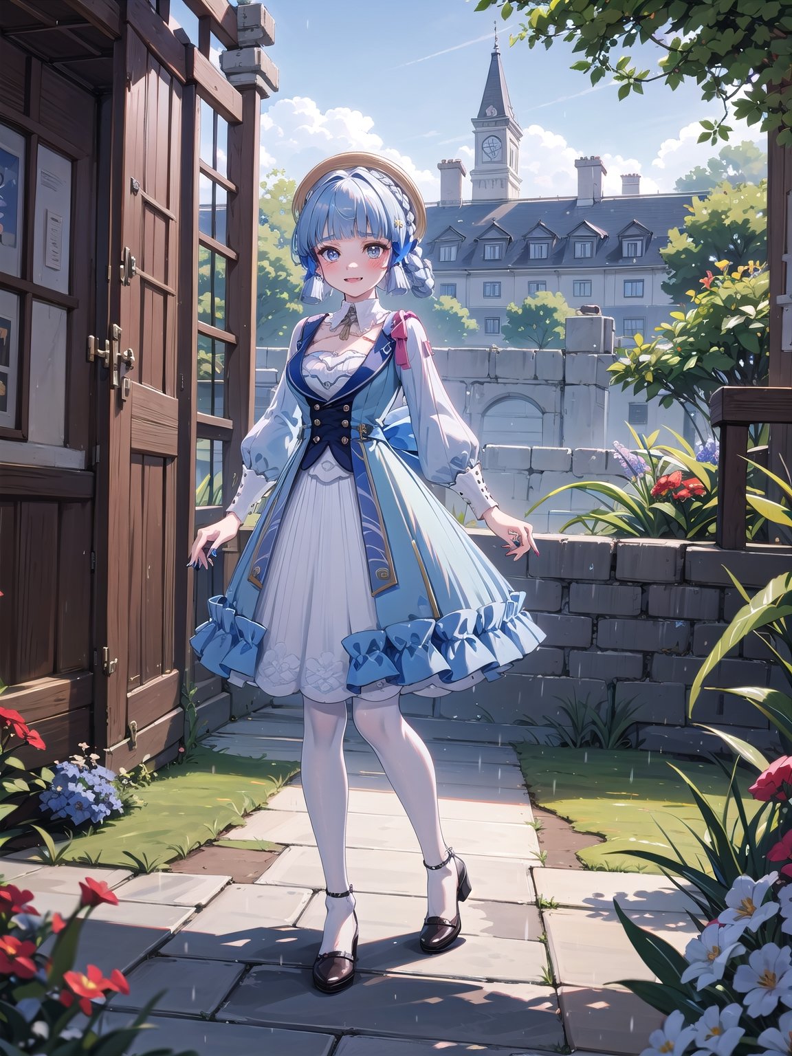 	
(Realistic painting style:0.9), (faux traditional media:1.0), masterpiece, best quality, bokeh, depth of field, looking to the side, kamisato ayaka (springbloom missive), kamisato ayaka, official alternate hairstyle, official alternate costume, blunt bangs, butterfly hair ornament, hair flower, blue dress, 1girl, butterfly, grey eyes, flower, hair ornament, light blue hair, outdoors, solo, hat, sky, blue nails, cloud, bangs, long sleeves, holding, looking at viewer, blue butterfly, blurry, braid, dress, day, blurry foreground, blue sky, breasts, medium breasts, cloudy sky, blush, index finger raised, blue flower, smile, closed mouth, holding fan  earth , good hands, pretty face, mud, dungeon, full body, cave, cavern, scared. praying, darkness, hell, dungeon, at night, crying, palace, scared, walking, perfect hands, pretty hands, town, good hands, pretty face, full body, pretty decorated stockings, very dark, hell, at night, crying , palace, scared, full body, beautiful body, perfect body, beautiful body, perfect legs, beautiful legs, perfect hands, beautiful hands, scared, hell, full body, fantasy, raining, pretty face, perfect face, child face, fire , raining, palace, perfect face, pretty face, dungeons, cave, mud, perfect lips. pretty eyes, dungeon, zombie, zunbiperfecto,castle,abandoned,klara,cuteloli,Prison,hair ,ayaka_genshin,AIDA_LoRA_sonm,Vampirism,fangs,CHINPOS,hand on another's shoulder,post-apocalyptic_play_zone