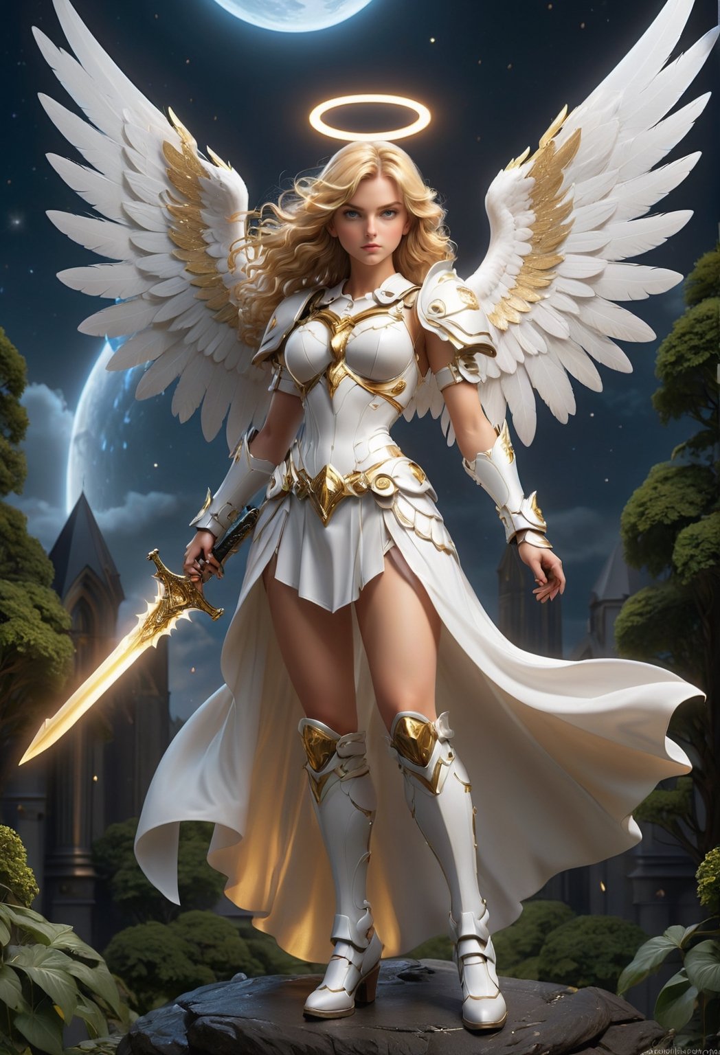 RAW photo, extremely delicate and beautiful, masterpiece, Best Quality, ultra high resolution, 16k, hyperrealistic, ultra-detailed, Very detailed CG 8k wallpaper, (best quality),(extremely intricate), (realistic), (sharp focus), (cinematic lighting), (extremely detailed), 

The girl angel warrior stands tall, her dual swords raised in the air. Her swords are long and slender, with blades that glow with a holy light. 

he archangel, standing aloft with thousands of angels, stands with his sword aloft.

She is wearing gleaming white armor, and 8 Angel Wings  are spread wide. She has a determined expression on her face, and her eyes are ablaze with determination. 

The girl angel warrior is not afraid. She has faced many challenges in her life, but she has always emerged victorious. She knows that she is fighting for what is right, and that gives her the strength to persevere. The girl angel warrior swings her swords, and the air crackles with energy. She is a force to be reckoned with, and her enemies should beware. Here is a more specific example of dual swords that the girl angel warrior could use: A pair of long, slender swords with silver blades and golden hilts. The blades are engraved with ancient runes that glow with a holy light. The hilts are shaped like a pair of angel wings, and they are encrusted with precious gems. These swords are not only beautiful, but they are also incredibly powerful. They are said to have been forged by a master swordsmith in the fires of heaven, and that they are imbued with the power of the angels. The girl angel warrior is the only one who can wield these swords to their full potential. She is a chosen one, and she has been entrusted with the task of protecting the innocent and fighting evil. With her dual swords in hand, the girl angel warrior is a unstoppable force. She is a champion of justice and a protector of the innocent. She is a beacon of hope in a world that is often dark and dangerous.,

Dragon armor, dragon slayer, dragon sword, the heavenly palace, the high-heaven palace, the angels preparing for battle, grant hall, shimmer lighting, black and white, cross bokeh,  soft focus background, vast view, 3d, midjourney ,no_humans, Dreamscape,

Beautiful Lighting, Perfect Lightning, Realistic Shadows, perfect anatomy, super Detailed skin, perfect figure,early 20s, pretty, sexy, highly detailed cute face, very large breast, voluminous breast, hourglass body shape, narrow waist, 

very small head, handsome detailed woman, very detailed eyes and face, realistic face proportions, Stunning detailed eyes, Realistic beautiful face, very small face, Realistic beautiful eyes, makeup, earring, bare legs, beautiful and very shiny thin legs, beautiful and very thin thighs,

Cute girl, long curly blonde hair, a pure white dress, blue eyes, fabulous white see-through korea-style clothes with complex patterns, see-through lace, (see-through mesh stockings), long heel, jewelry and jewelry, floating silk ribbons, masterpiece, high detail, complex and detailed background, in the background the space, a small a trickle, early morning, dew on the leaves, a light fog has almost dissipated, a mystical atmosphere, volumetric lighting, thin with a graceful figure,

 low contrast, rooftop, ancient korea, dynamic move, at night, landscape photo, ,dragon ear, gullveig, fullbody,huoshen,mecha
,fireman,mecha,mecha musume, angel, wings,iron, metal, eight-wing archangel, 8 Angel Wings,

nude, eight-body figure, 

gang bang, breasts exposure,  female genital, no hair in the genitalia, caress one's genital organs, Orgasm, squeeze one's chest, sunshine, naked, sex, missionary position, (suffering:1.3), (eyes_open), tear, (Squirming:1.2), (facing viewer),

,fate/stay background,4rmorbre4k,EpicSky,marb1e4rmor,hdsrmr,spartan,6000,cloud,sky,Lace Blindfold,Clear Glass Skin,Extremely Realistic,Flower Blindfold,dragon