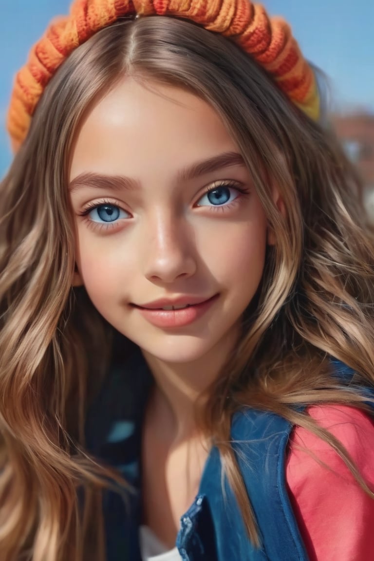 (1 teenage girl), Amazing face and eyes, (amazingly beautiful girl),girl A long RANDOM hair, image hyperealism, (masterpiece, best quality, photorealistic, 8k raw photo), light smile colorful, highest detailed, zoom_out, random hairstyle,REALISTIC