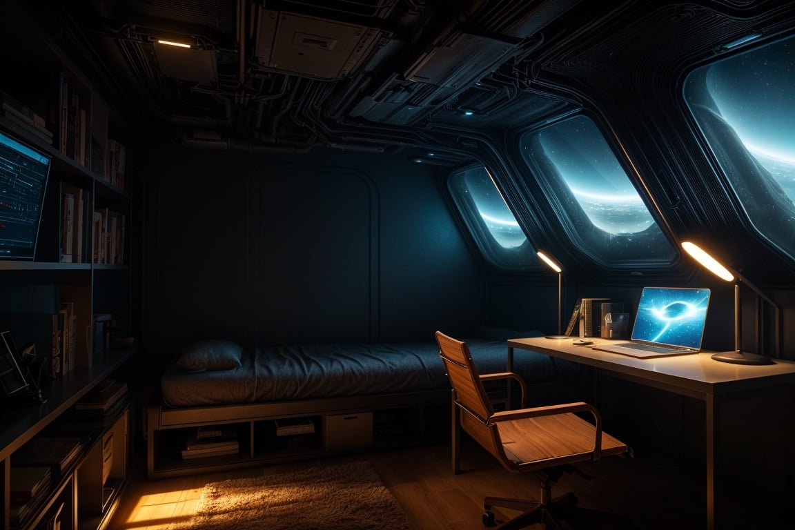 Sci-Fi Ambiance for Sleep,  Study, setup coding, 
 Relaxation, lonely, futuristic