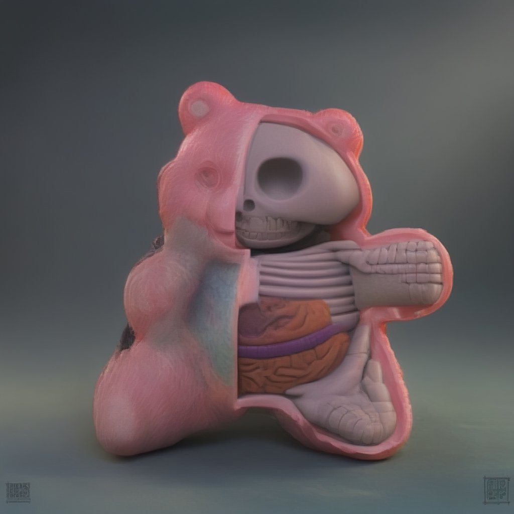 Skeleton Toy, (delightful anatomy), (gloomy illumination, insane, stunning, dramatic, completed artwork, HQ), (Apterus anatomy, Dan mumford style), twisted and bent floral patterns, hieroglyph, glitch art, neon, floral patterns, hieroglyph, glitch art, face symmetry, masterpiece, award - winning, sharp focus, intricate concept art, ambient lighting, artstation, pixiv, (astronaut), cosmic, galaxy, moon, UHD, HDR, 16k Model: jim EIDOMODE version10,pencil sketch,detailmaster2,Lofi style,<lora:659095807385103906:1.0>