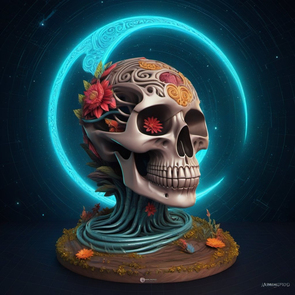 (delightful anatomy), (gloomy illumination, insane, stunning, dramatic, completed artwork, HQ), (Apterus anatomy, Dan mumford style), twisted and bent floral patterns, hieroglyph, glitch art, neon, floral patterns, hieroglyph, glitch art, face symmetry, masterpiece, award - winning, sharp focus, intricate concept art, ambient lighting, artstation, pixiv, (astronaut), cosmic, galaxy, moon, UHD, HDR, 16k Model: jim EIDOMODE version10,pencil sketch,detailmaster2