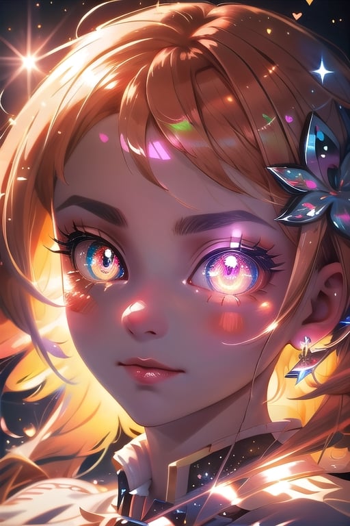 (masterpiece), best quality, expressive eyes, perfect face, glowing eyes, heart pupils, hair ornament, Volumetric Lighting, glitter, blush stickers, gawr gura,hmochako