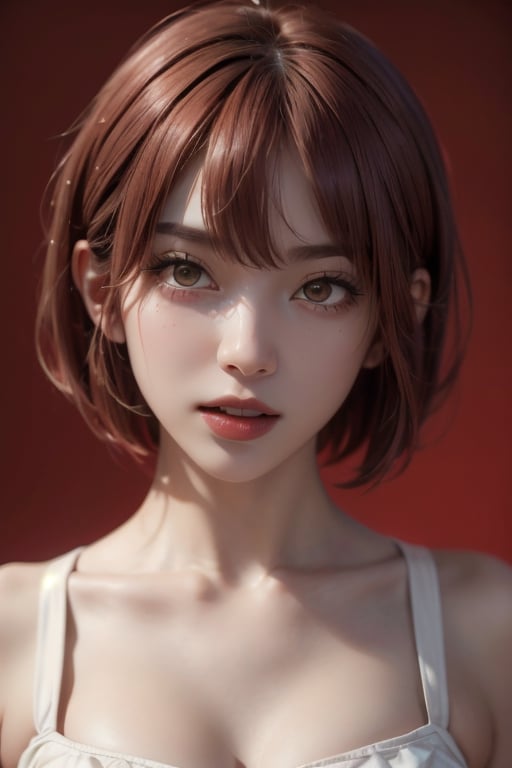 a 20 yo woman,long hair,dark theme, soothing tones, muted colors, high contrast, (natural skin texture, hyperrealism, soft light, sharp),red background,simple background, sad_face , red eyes
,zbxr,makima\(chainsaw man\) , redeyes, redeyes, red_hair, full_body,urban techwear,High detailed ,EpicSky , lip_bite, short-hair, shorthair , lip_biting , aheago, ahe_gao, ahegao_face, eye_rolling , tongue, sticking_out_tongue, sticking_tongue_out,
