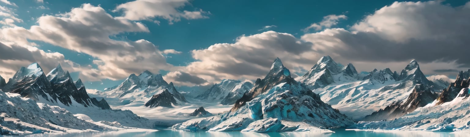 Plateau, grassland, wasteland, boulders, snowy mountains in the distance, lagoon (masterpiece), ((,real illustration style,)) static movie, ((realism: 1.2)), movie lighting, perfect framing, super detailed, full body, masterpiece, (best quality: 1.3), reflection, extremely detailed cg unity 8k wallpaper, detailed background, masterpiece, best quality, (masterpiece), (best quality: 1.4), (ultra high resolution: 1.2), (Surreal: 1.4), (Real: 1.2), Best Quality, High Quality, High Resolution, Perfect Eyes, LODBG, In front of the snowy mountain, a huge lake is frozen solid with ice, and a very thin oriental blue dragon is breaking through the ice of the lake and flying into the sky.