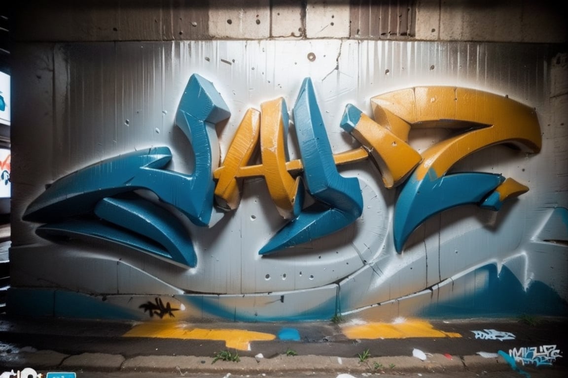 "3D old school style graffiti, train cars, JAHZ letters with soft edges, pastel colors, vintage atmosphere",graffiti 3d,Graffiti 3D,pieza