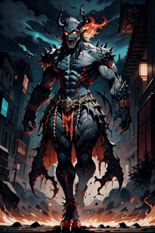 Zillar is a very scary giant monster. He has thick, spiny skin, and sharp, large teeth. Zillar has glowing red eyes and fiery breath. He is very strong and loves to destroy everything in his path. Zillar is also very intelligent and likes to think of strategies to defeat his enemies