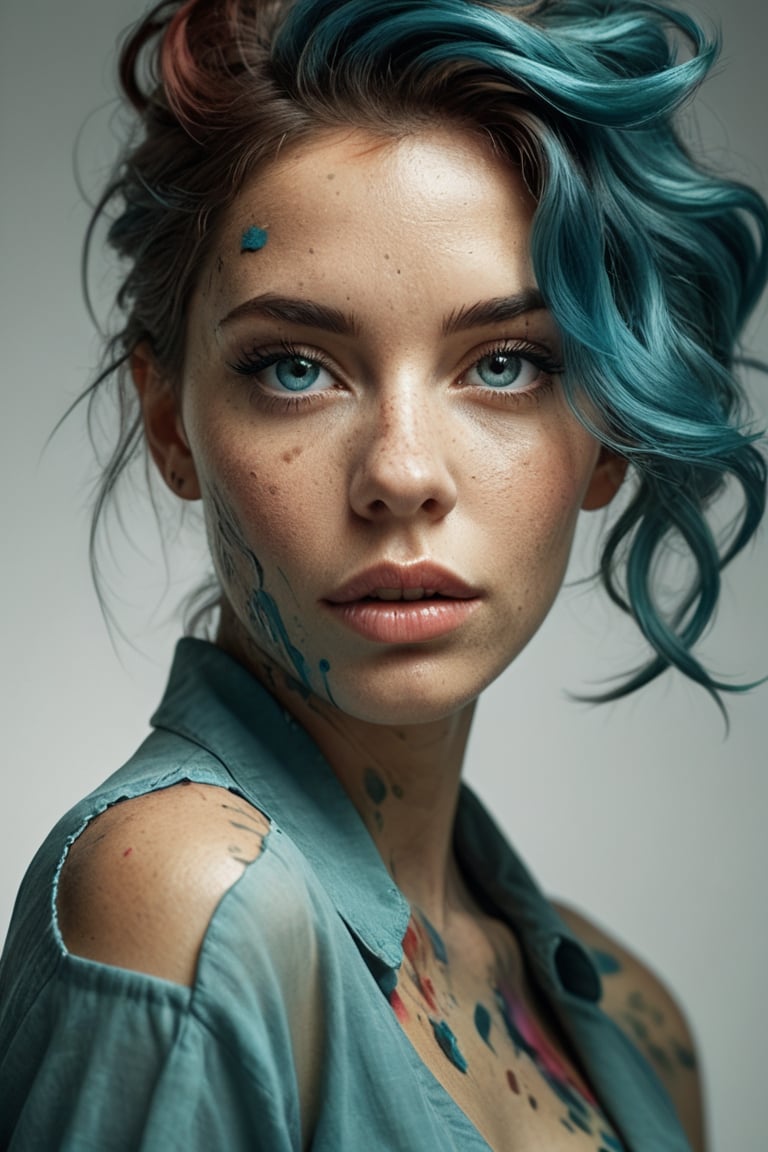 photo of gorgeous female, attractive, (((style of alberto seveso))), (full body visible), looking at viewer, portrait, photography, detailed skin, realistic, photo-realistic, 8k, highly detailed, full length frame, High detail RAW color art, diffused soft lighting, shallow depth of field, sharp focus, hyperrealism, cinematic lighting, cloudport
