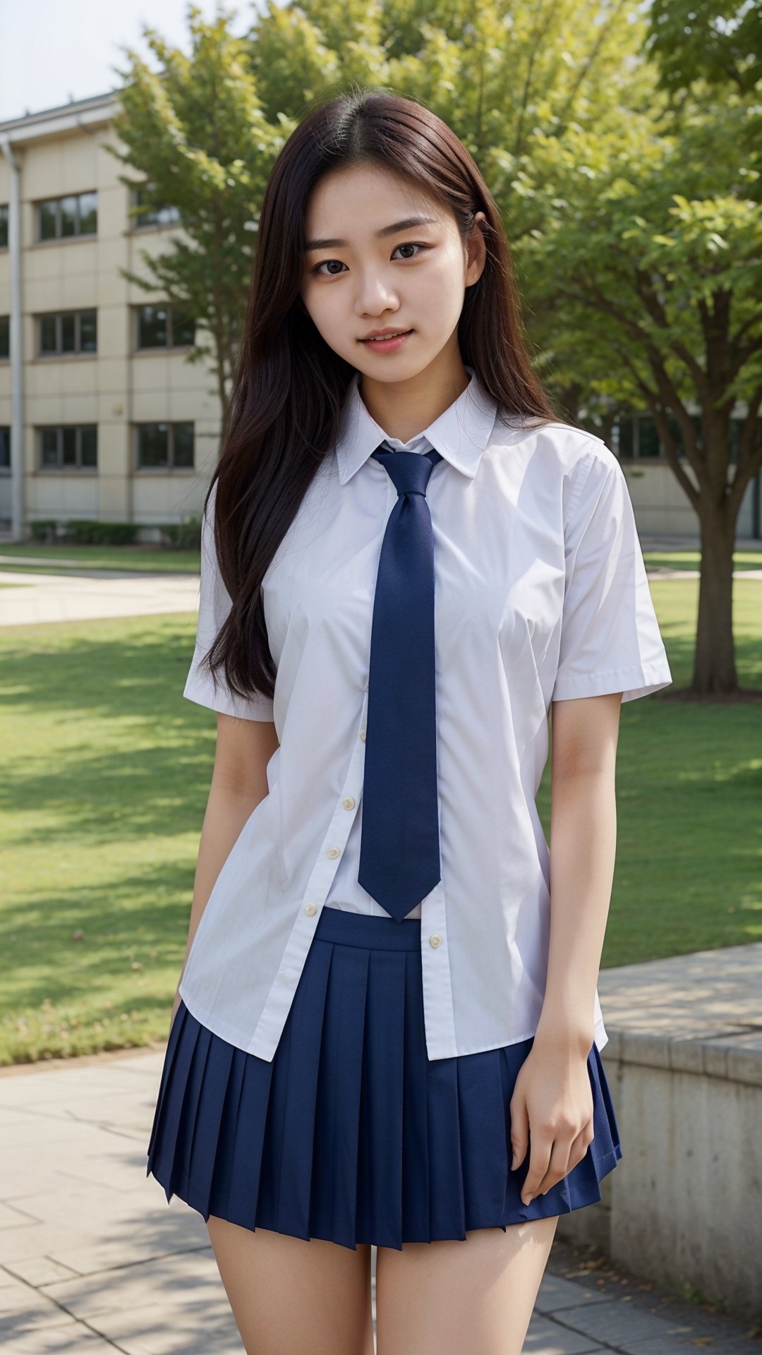 school uniform,
korean university student,
goddess,
21 years old