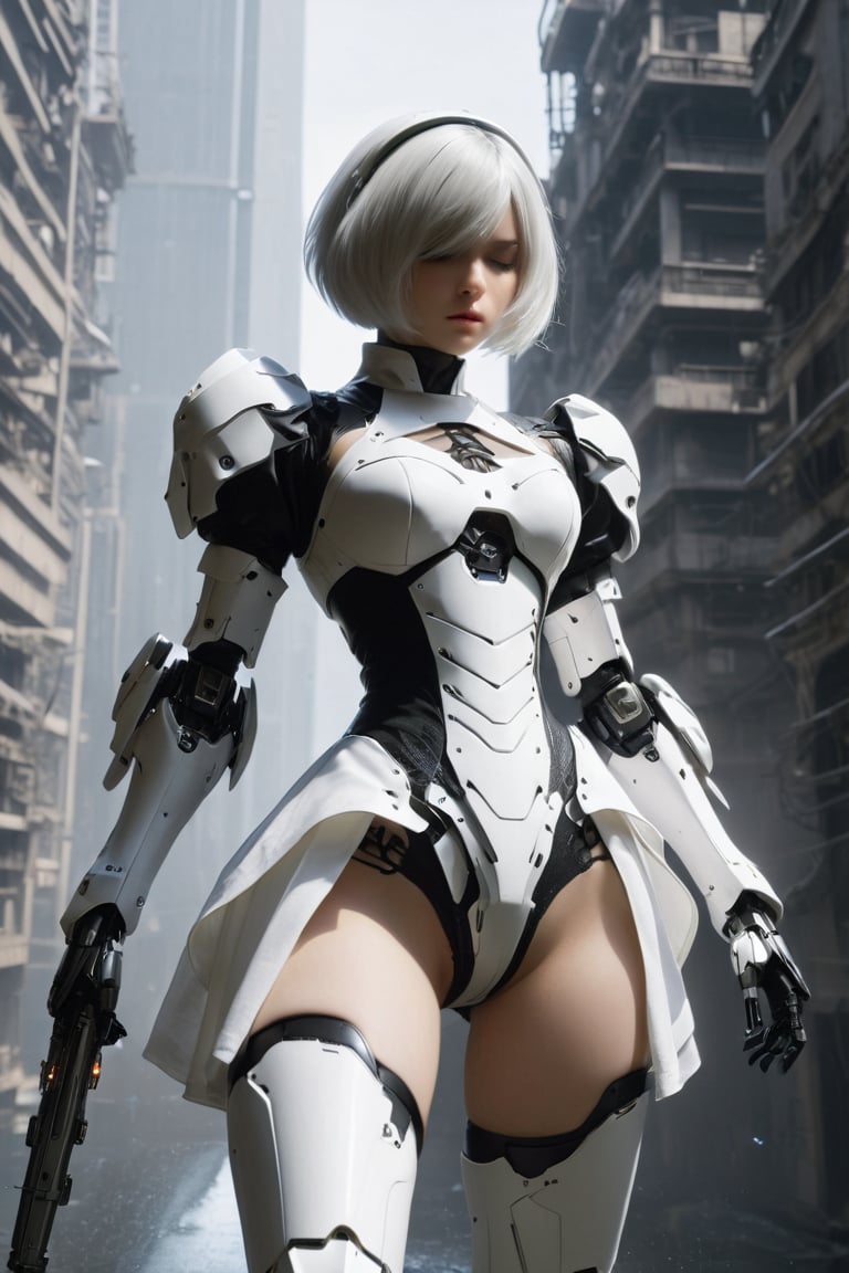 nspired,masterpieceabadon city,2b,nier automata, mecha armor, realistic, ,white suit,mecha leg,neon suit,detailed white skirt,mecha wing,score_9,score_8_up,score_7_up,
masturbation, fingering, squirting orgasm