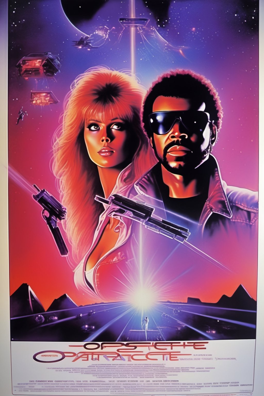 Movie Poster - 1985 Drew Struzan movie poster of Opposites Attract