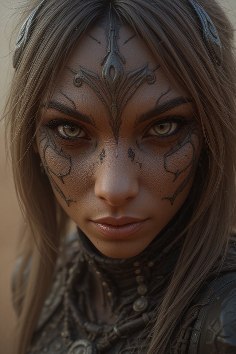 Mad Max furries and cyborg. intricate abstract, ultra intricately detailed 3D render, global illumination, by Beksinski's Ilya Prima's striped eyes with kind smile her hair, rembrandt, style from Anime series CGSociety,hyper realistic, 4k HDR, octane render, photographic, highajic, very stylish young James Audrey as Ayanamiyareenshotatalieocalyptic after 