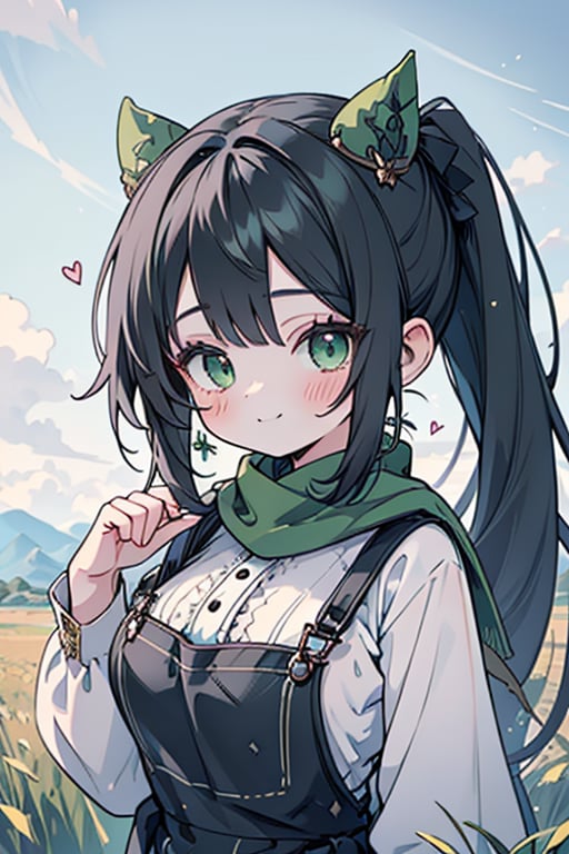 She is a woman of immeasurable beauty, black hair, green scarf, teenager, green eyes, gesticulated look, happy, egocentric, beautiful clothes, a masterpiece, detailed, high quality, very high resolution, peasant clothes , perfect face, poor, overalls, masterpiece, good quality, excellent quality, hair in a Two ponytail, headscarflittle girl, loli, young girl, narcissistic, contemptuous smile, egocentric, busty loli, big breasts
loli, little girl, young girl, field.

,best quality