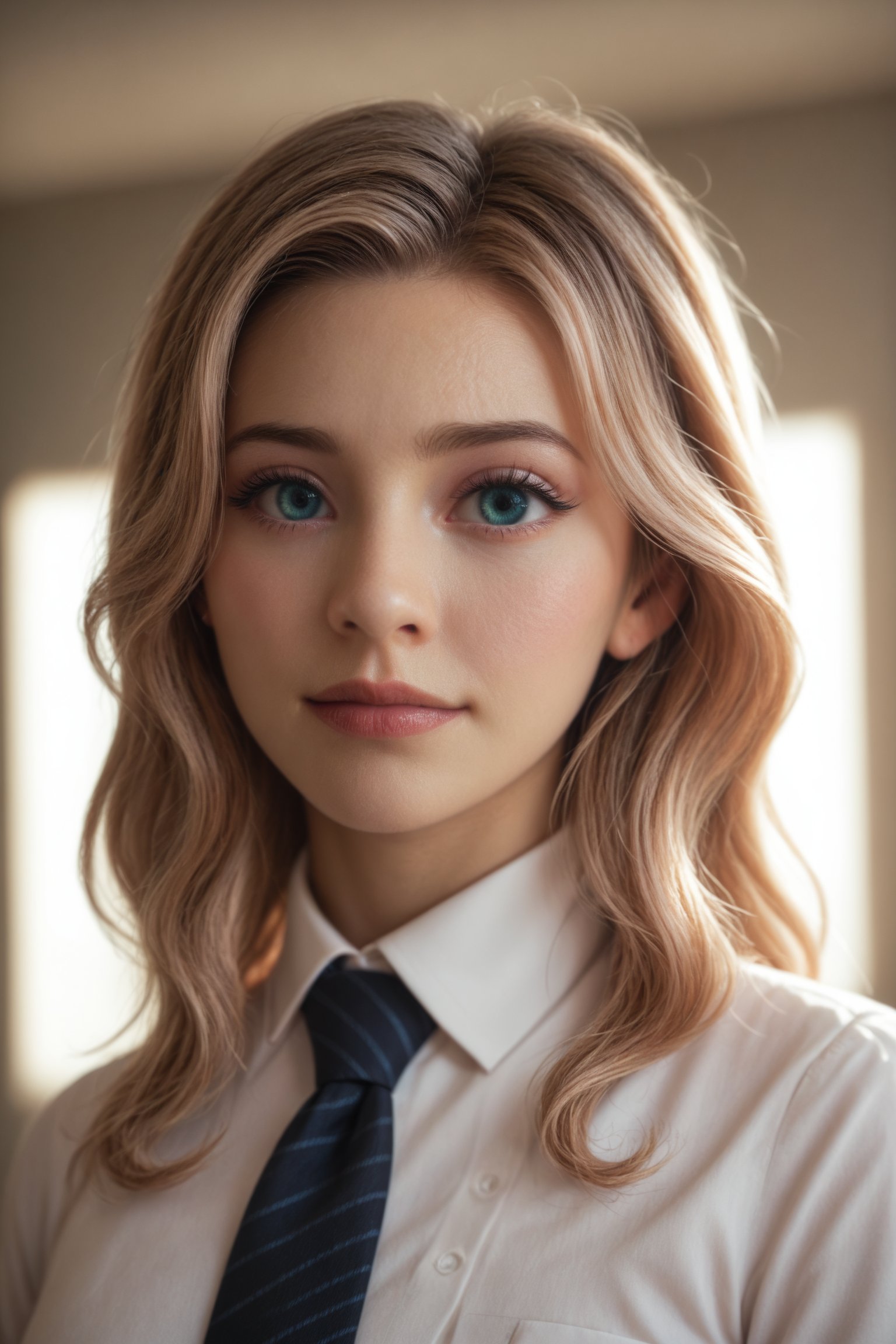 score_9,score_8_up,score_7_up BREAK source_real,raw,photo,realistic BREAK Belle Delphine, 1girl, solo, office, black business suit, face closeup, brown hair, neck tie, looking at viewer, focused eyes, tilted head, 2k24, BREAK, Expressiveh, backlighting,Dynamic motion, wide-angle shot,bokeh,shot on Sony A7R IV, Sony Zeiss Distagon FE 35mm F1.4 prime lens, Neutral-Density-Filter, flawless clarity, unsplash, 8k, brightly lit, dramatic lighting, vibrant colors