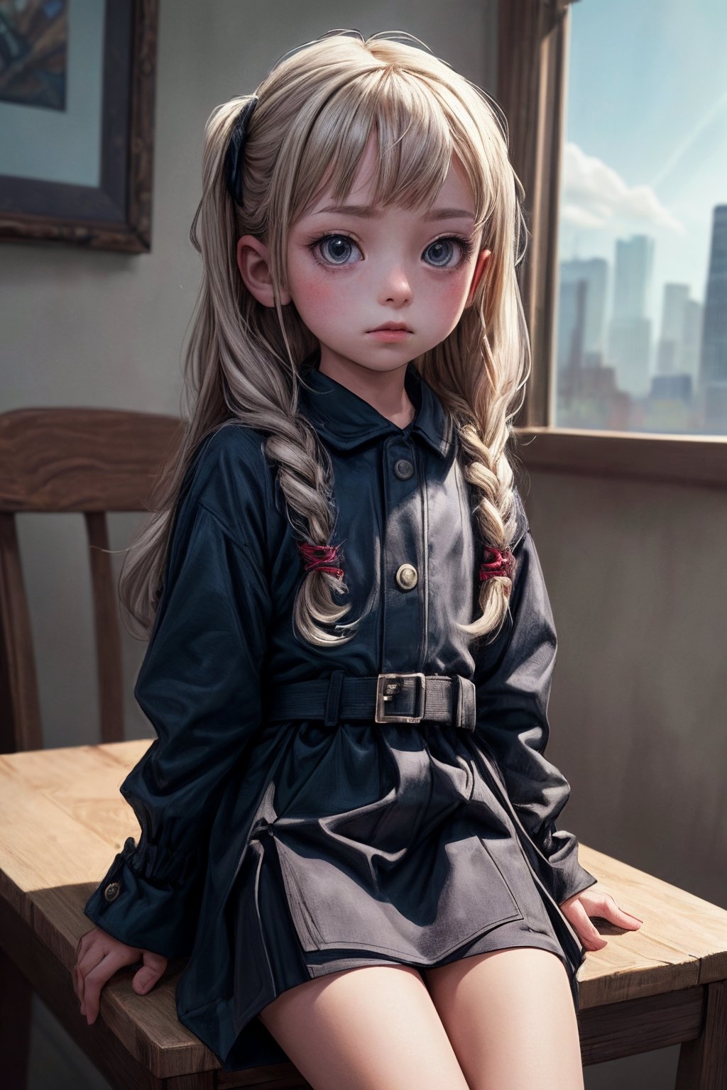 (best quality,4k,8k,highres,masterpiece:1.2),ultra-detailed,Little angle Girl, age 10