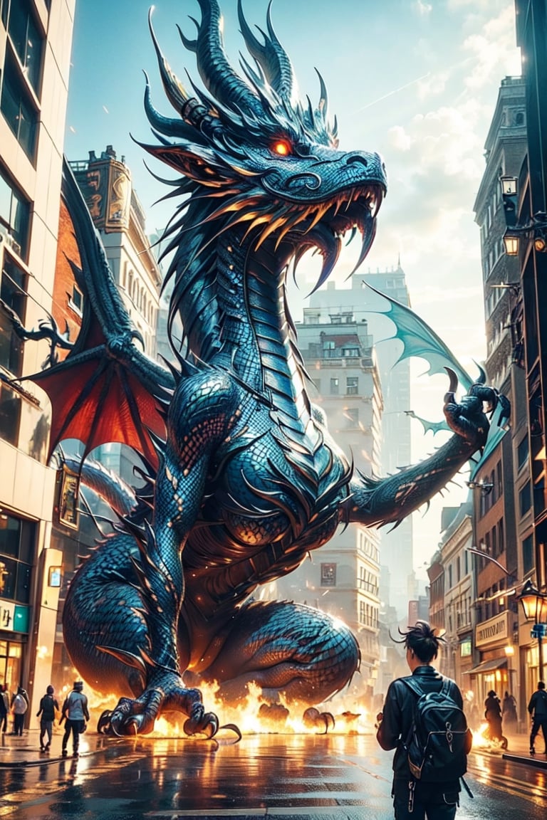 (dragoness,giant),street,crystal and silver entanglement