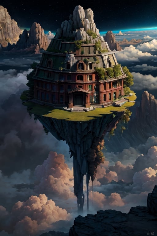 (Masterpiece,  Best Quality),  top quality,  highly detailed,  (8k resolution),  ff14bg,  2d,  (extremely detailed wallpaper),  wide shot,  rounded,  moon door,  a fairytale oasis filled with magic,  house,  building,  roof,  nature,  grass,  outdoors,  sky,  cloud,  no humans,  sunlight,  building,  fantastic imagery,  digital illustration,  epic,  scenery,  (science fiction),  natural lighting,  halation,  fantasy,  (spacecraft),  (details:1.2),  (no humans),  sharp focus,  shadow,  (deep depth of field),  volumetric lighting,  above the clouds,  floating island,  ethereal,  surreal,  (high fantasy),  extremely detailed background,  galaxy print,  8k,  fantastic,  (intricate details:1.2),  highly detailed,  white marble,  vivid,  (shiny),  smooth,  portal,  interdimensional,  colorful,  ray tracing,  (blending),  FFIXBG, ff8bg, , , , , 
