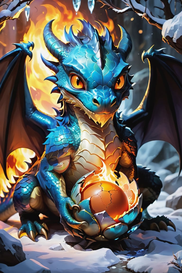 Even among magical creatures, a two-headed dragon is considered a freak. Equal parts ice and fire, cunning and fury, he soars over charred and frozen battlefields and destroys anyone who dares to challenge him. Pyroxian dragon eggs can hold two hatchlings. Known for their vicious disposition from the first moments of life, barely hatched cubs try to kill each other while still in the nest. The strongest survives. This is how the strength of the Pyroxian species is preserved from generation to generation. But by an error of nature, a two-headed monster hatched from one egg, combining all the strengths of the Pyroxian tree in one body. The forces of ice and fire hidden under powerful scales unite, and no one can escape from them.