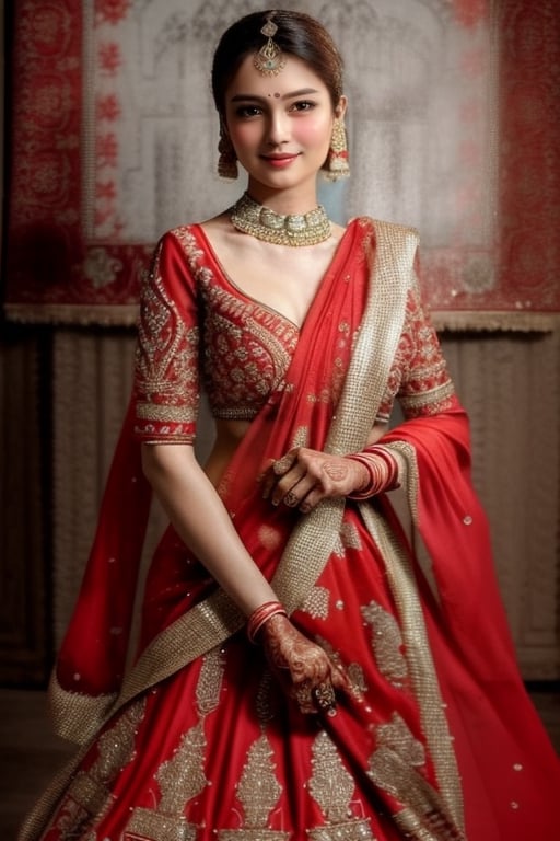 Indian saree,portrait,indian_bride