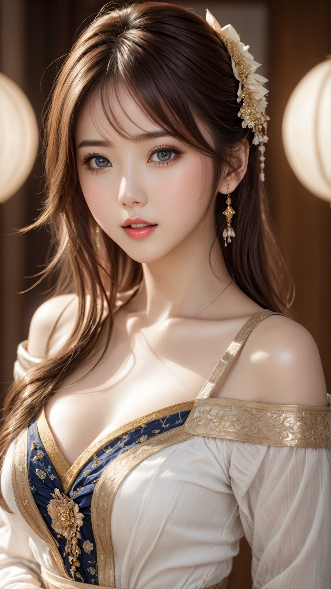 portrait of a girl, (face:1.2), sidelighting, (finely detailed beautiful eyes: 1.2), masterpiece, 1girl, standing model pose, dress, detailed skin texture, detailed cloth texture, beautiful detailed face, masterpiece, best quality, ultra detailed, hiqcgbody, lustrous skin, abs, nsfw:1.2, (ulzzang-6500-v1.1:0.8),photo r3al,Sexy