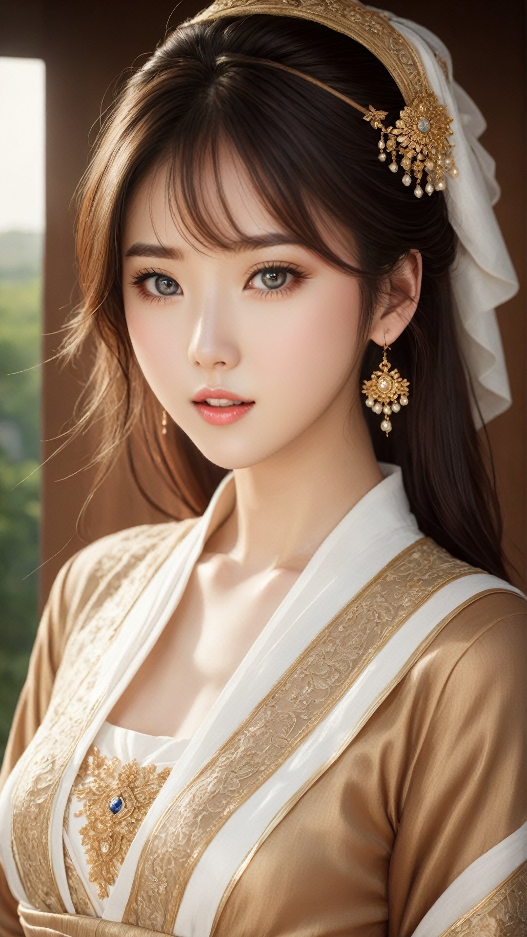 portrait of a girl, (face:1.2), sidelighting, (finely detailed beautiful eyes: 1.2), masterpiece, 1girl, standing model pose, dress, detailed skin texture, detailed cloth texture, beautiful detailed face, masterpiece, best quality, ultra detailed, hiqcgbody, lustrous skin, abs, nsfw:1.2, (ulzzang-6500-v1.1:0.8),photo r3al,Sexy