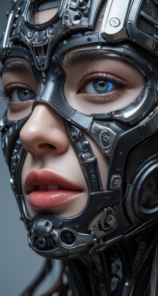 Futuristic, mechanical, high-tech, metal, streamlined, complex structures, complex details, geometric shapes, neon colors, electronic sounds, digital elements, abstract graphics, network, data interaction, virtual reality (skin glow), (detailed Skin, pores visible), (luxury decoration: 1.2), (colored eyes: 1.3), beautiful.  Beautiful face.  Masterpiece, ((Best Work of Art)), award-winning work, intricate details, attention to detail, futuristic city, full body, futuristic web model, cinematic effect, cinematic feel, surrealism, award-winning portrait, photo-quality photorealism Design, (Ultra High Resolution, Highest Quality, Realistic), Complex Composition, jiyon, Jiyoung, epiC35mm, hirose, Realism, Enhanced all, yui,yue,naomi,kll 