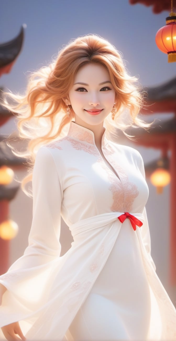 35 years old, 1girl, masterpiece, best quality, highly detailed, sharp focus, dynamic lighting, texture detail, particle effects, full body, Full Length Shot, blonde hair, red hair accessories, white Gorgeous dress, dynamic pose,, royal blue pupils, red ribbon bow, twin_tails, lace, big wavy hair, holding Gift_box, White High heels shoes, cat at feet, Realistic, smile, Chinese-style garden , spring , sitting , delicate pussy,fantai12,photorealistic ,,smile, (oil shiny skin:1.3), (huge_boobs:2.3), willowy, chiseled, (hunky:3.8), body rotation 246 degree, (perfect anatomy, prefecthand, dress, long fingers, 4 fingers, 1 thumb), 9 head body lenth, dynamic sexy pose, breast apart, ((full body:1.2)), (artistic pose of a woman),shards,glass,DonMChr0m4t3rr4XL ,abyssaltech ,cinematic_warm_color,Leonardo Style,dissolving,Apoloniasxmasbox,abyss,NIJI STYLE,ao dai