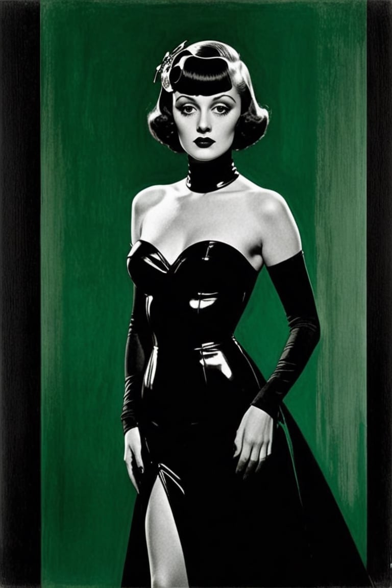 (((Iconic art illustration futuristic-sci-fi but extremely beautiful)))(((monochrome,masterpiece)))
(((shadows solid dark theme)))
(((Simple solid colors emerald background))) 
(((elegant,gorgeous,voluptuous)))
(((rich emotional,black ink)))
(((by Diane Arbus style ,by Alfred Cheney Johnston style))), cinematic moviemaker style