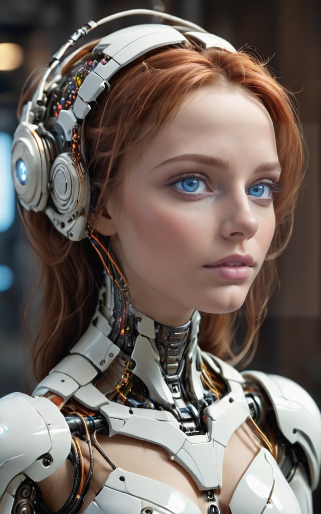 masterpiece, best quality, realistic, extreme realism, 1girl, Deru, extremly detailed face,  (reelmech:1.5),complex 3d render ultra detailed of a beautiful porcelain profile woman android face, ((cyborg)), robotic parts, 150 mm, beautiful studio soft light, rim light, vibrant details, luxurious cyberpunk, lace, hyperrealistic, anatomical, cable electric wires, microchip, elegant, beautiful background, octane render, 8k, best quality, masterpiece, an extremely delicate and beautiful, extremely detailed ,CG ,unity ,wallpaper, (realistic, photo-realistic:1.37),Amazing, finely detail, masterpiece,best quality,official art, extremely detailed CG unity 8k wallpaper, absurdres, incredibly absurdres, robot, full body, sitting, hubg_mecha_girl, 