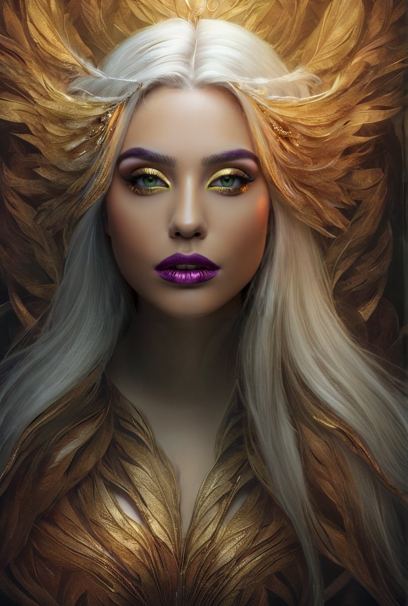 ((extremely realistic photo)), professional photo, beautiful, eerie and aesthetic, The image features a portrait of a beautiful woman with white hair and a gold headdress, staring directly at the viewer, ((ultra sharp focus)), (realistic textures and skin:1.1), (realistic and perfect gray eyes with green touches:1.1), ((perfect design of hands and fingers)), aesthetic. masterpiece, pure perfection, high definition
((best quality, masterpiece, detailed)), ultra high resolution, hdr, art, high detail, add more detail, (extreme and intricate details), ((raw photo, 64k:1.37)), ((sharp focus:1.2)), (muted colors, dim colors, soothing tones ), siena natural ratio, ((more detail xl)),more detail XL,detailmaster2,Enhanced All,photo r3al,masterpiece