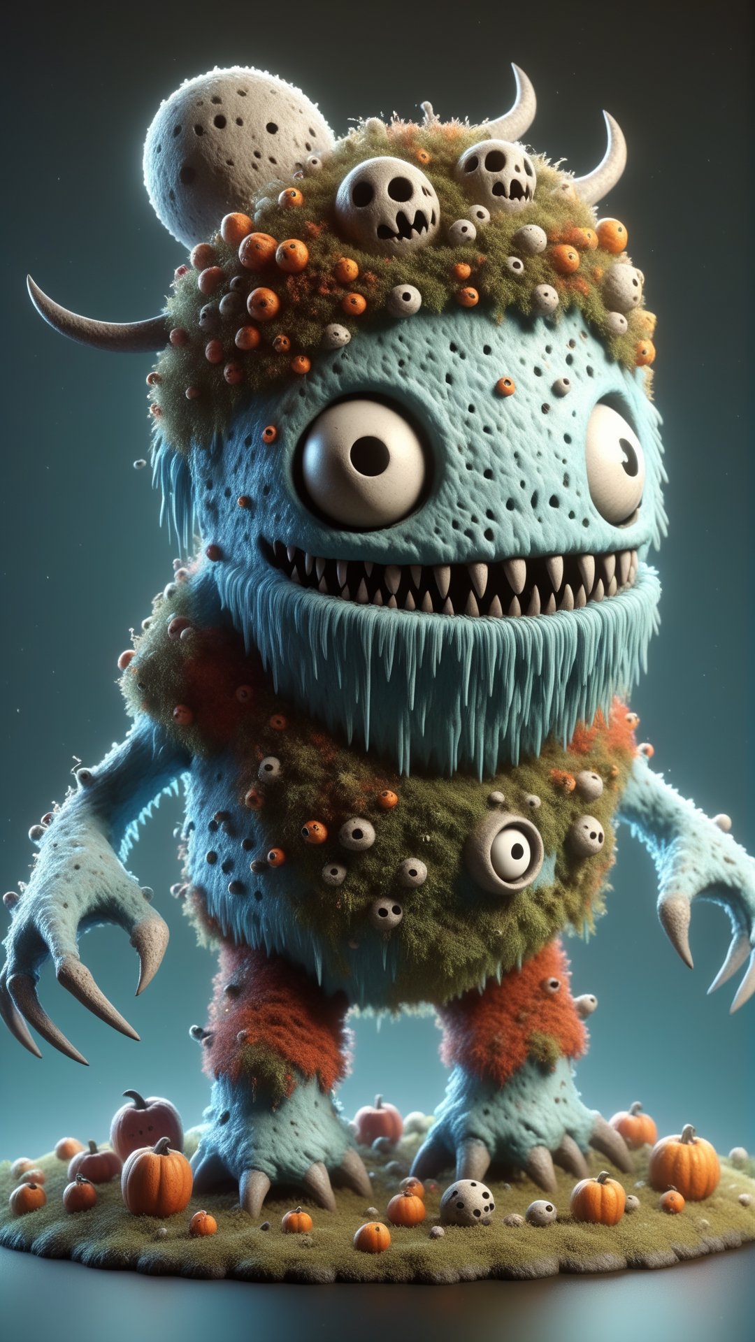 3d, monster, creepy,,  (style of Skottie Young:1.3) 
(masterpiece,best quality:1.5),c4d render
Grunge clothing, Meadow,autumn, \Mayuri (Steins;Gate)\,ral-chrcrts,moonster