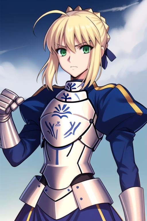 Female, Green Eyes, Blonde hair,  Saber, Saber Fate/StayNight, Artoria, Artoria Pendragon, Artoria Fate/StayNight, Artoria Pendragon Fate/StayNight, armor