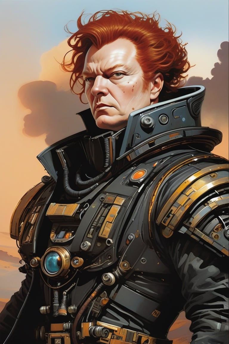 Dune - Feyd-Rautha Harkonnen, by Luis Duarte, Alexandro Jodorowsy Art,Juan Gimenez Art,Space Art,Sci-Fic Art,Dark Influence,NijiExpress 3D v2,Kinetic Art,Datanoshing,Oil painting,Ink v3,Splash style,Abstract Art,Abstract Tech,CyberTech Elements,Futuristic,Epic style,Illustrated v3,Deco Influence,Air Brush style,drawing