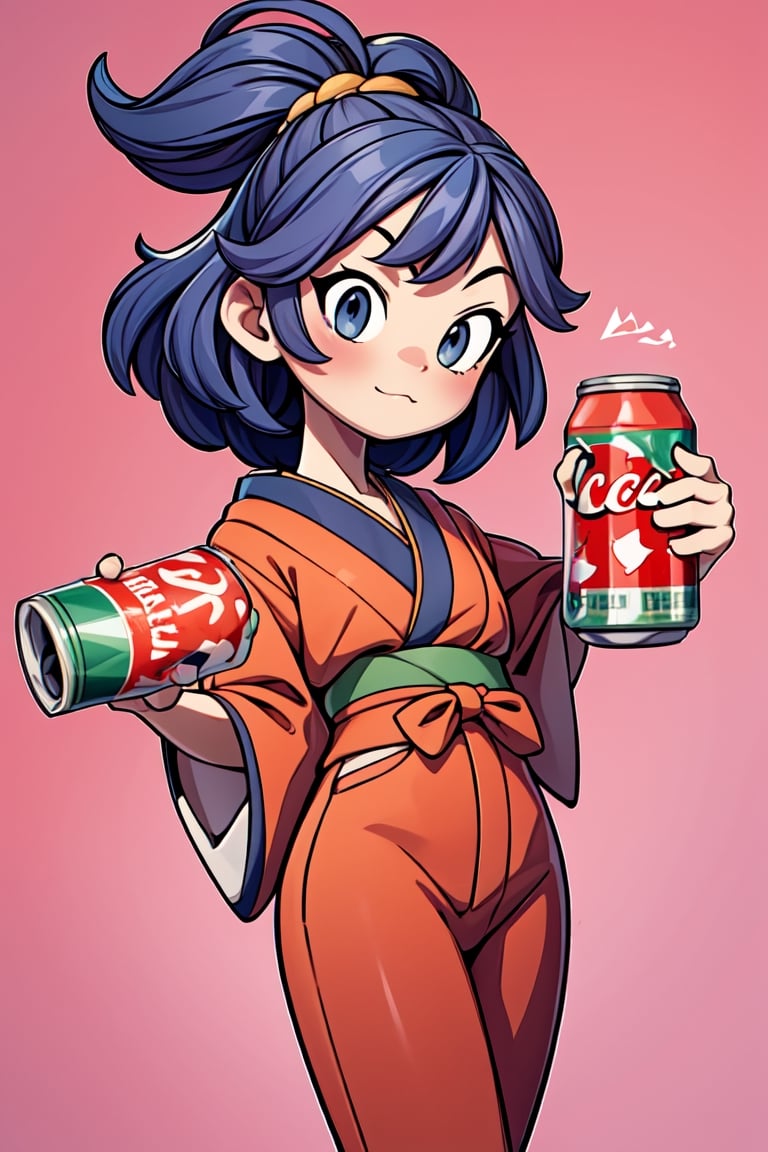 What if Studio Ghibli created a limited edition series of Coke cans featuring their iconic characters? Picture a vibrant and playful design with a touch of Japanese flair.