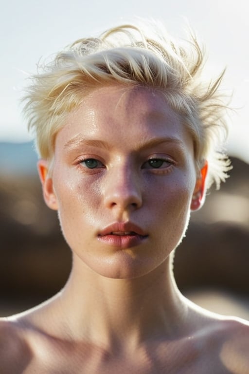 (((motion blur))), close up, KNWLS, asian albino, white eyes, wide shot, distance, full-body, outside, skinny model, boyish, UGLY, full body, distant shot, overshot, top shot, highly detailed, orgasm, sun, multi mixed race, dry skin, skin pores, looking away, detailed, run, ((((analog)))), ((((low shutter speed)))), (((double exposure))) super realistic, contrast, imperfect, hard light, (((side light))), wind, strangle, agitated, High Fashion, model, vogue, RAW, contrast, androgynous, 8k, (natural skin texture, hyperrealism, soft light, sharp), (freckles:0.3), (acne:0.3), (messy hair:0.1), Cannon EOS 5D Mark III, 85mm, tits out, , photo r3al, Extremely Realistic,Extremely Realistic,Movie Still,LinkGirl,photo r3al