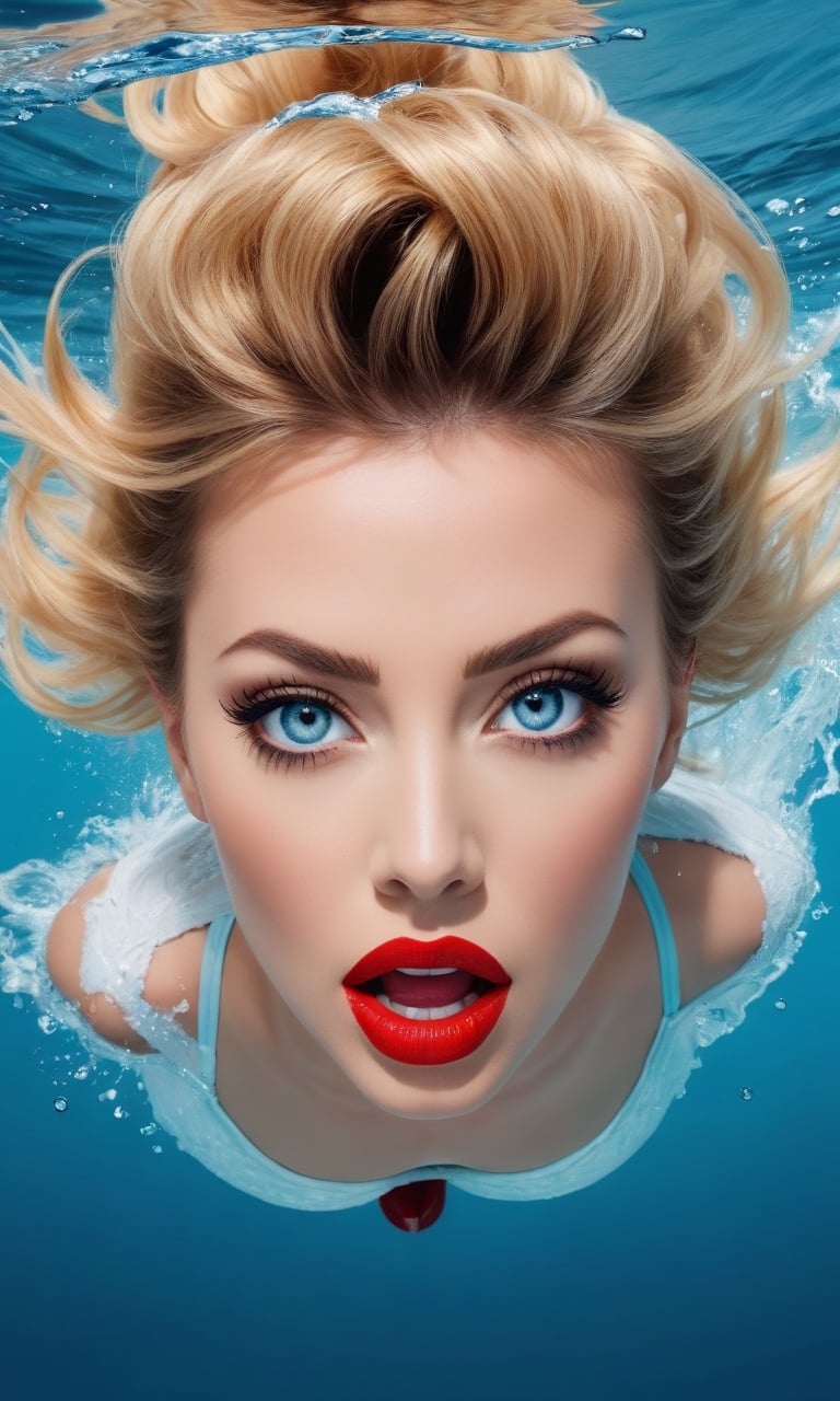 (masterpiece,top quality,best quality,official art,beautiful and aesthetic:1.2), (full body:1.0), Dynamic Angle, Perspective, High Point,pov(from above:1.2), (Fisheye lens:1.2)jumping
blue eyesA mature facesideways glance, (cold attitude,eyeshadow,eyeliner:1.1),(red lips:1.2),watery eyes,
A shot with tension(sky glowsVisual impact,giving the poster a dynamic and visually striking appearance:1.2),Chinese Zen style,impactful picture,
