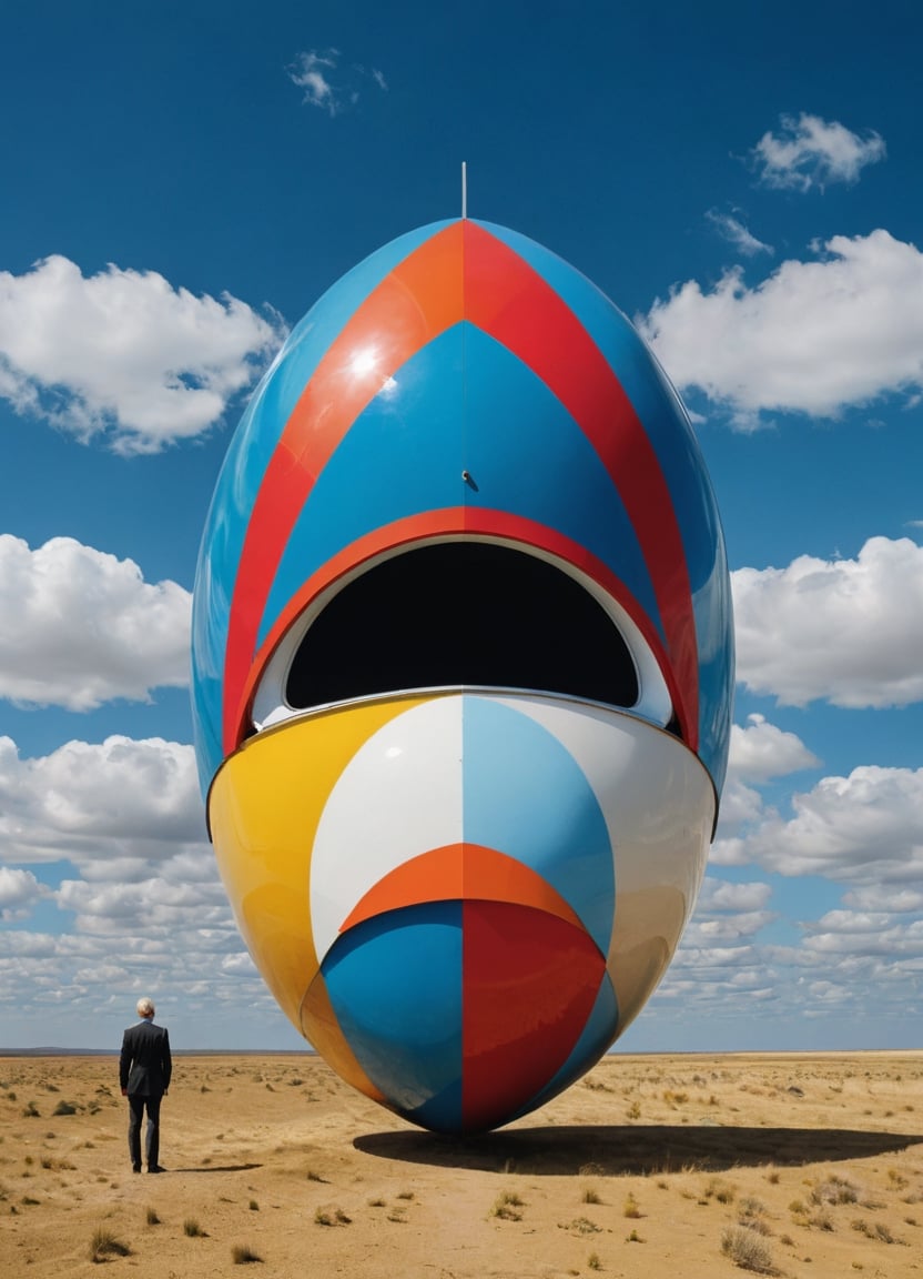 by Storm Thorgerson, selective color , futuristic-retro futurism but extremely beautiful:1.4), (intricate details, masterpiece, best quality:1.4), Minimalism art, abstract, simple geometric shapes, hard edges, sleek contours, Minimalism, looking at viewer