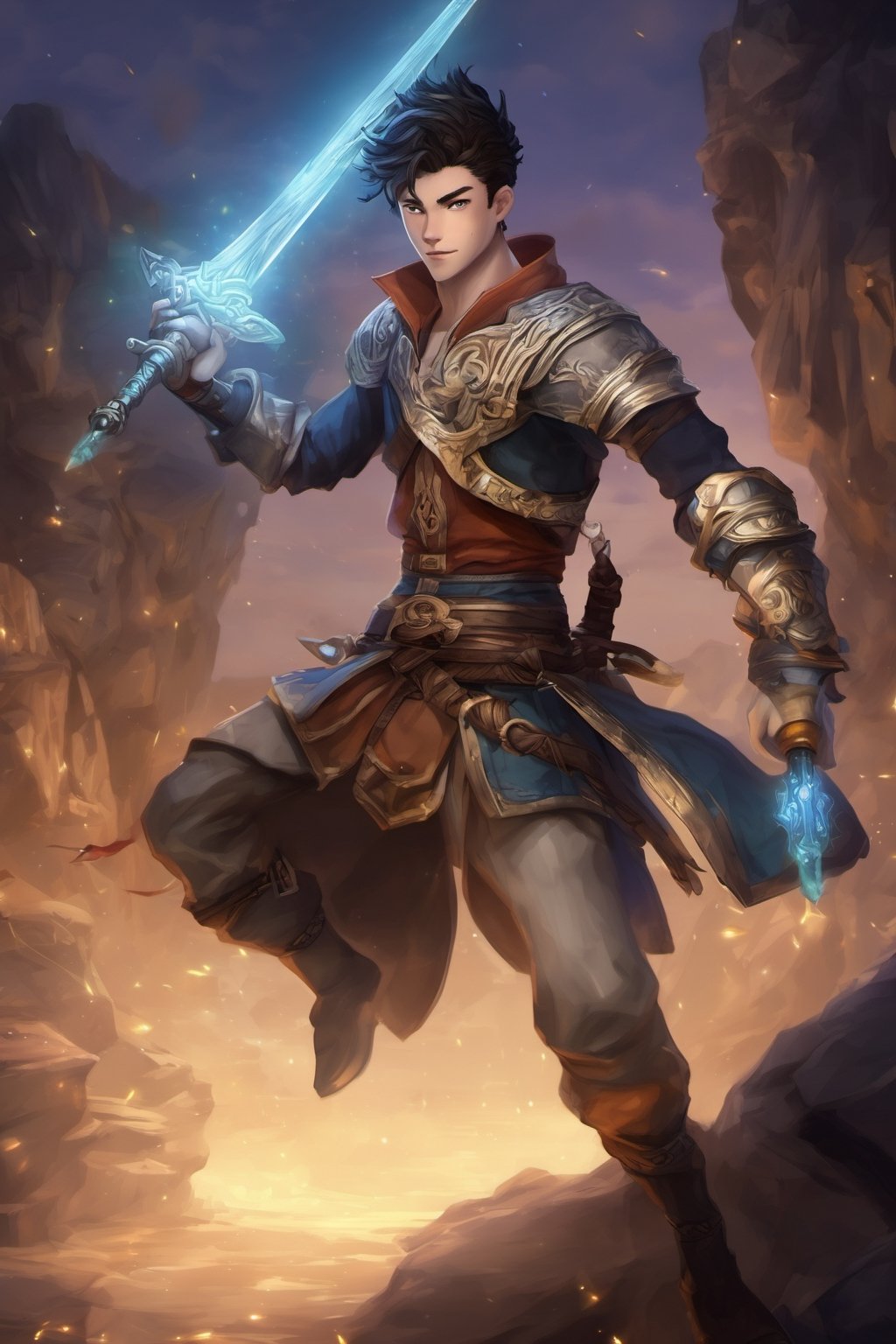 Metaverse Ryan (ai-Ryan): His elemental connection is the "Sword of Adventure". Ryan's courage and sense of adventure give him the power to intuit and challenge the unknown. In the metaverse,  his intuition and adventurous heart will lead the team through the fog of the virtual world.
