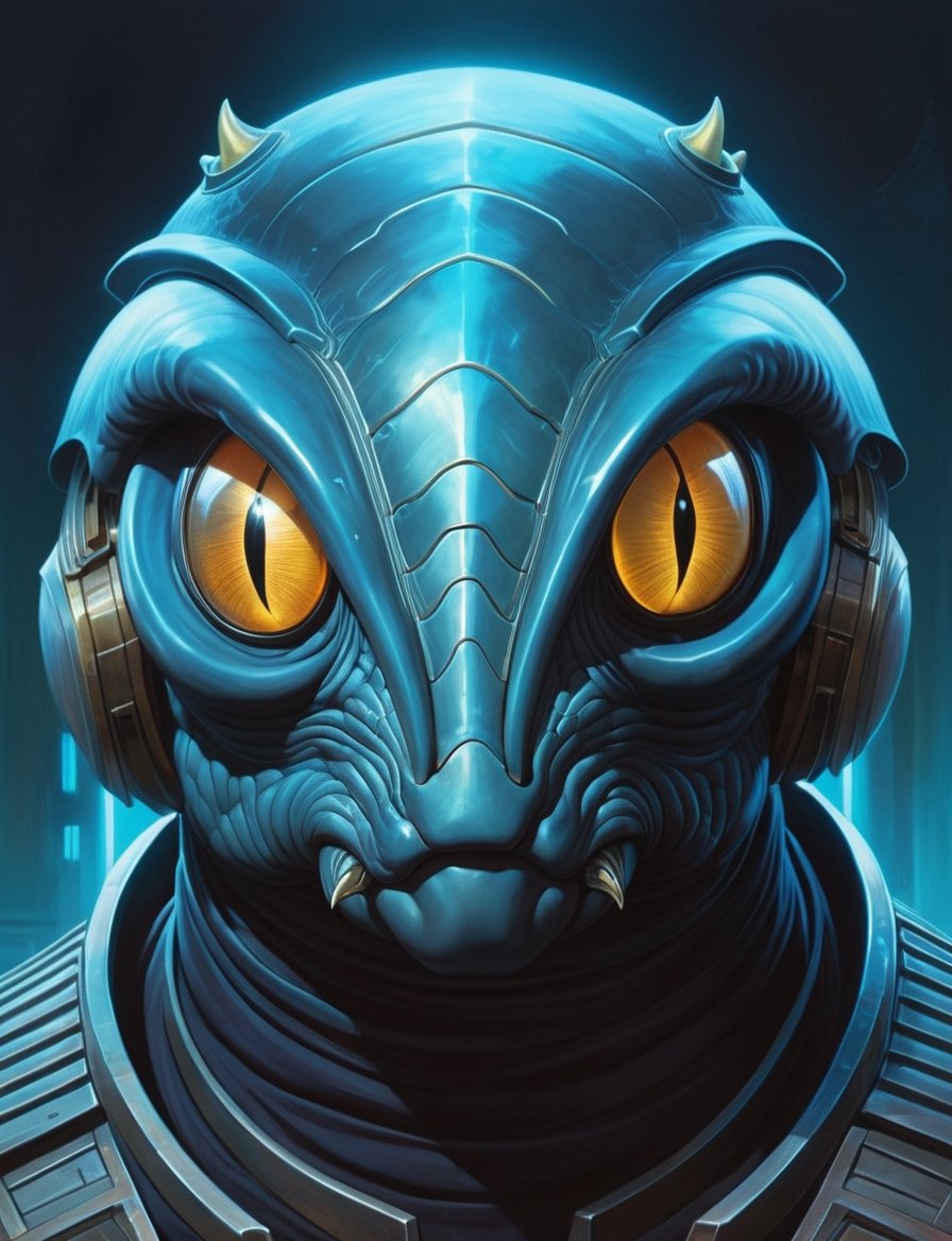 head and shoulders portrait, kung fu isopod  , illuminated eyes,  symmetrical features, bioluminescent, High definition, 8k, oil painting, detailed masterpiece. Translucent image, professional sinister concept art, by artgerm and Greg Rutkowski, an intricate, elegant and highly detailed digital painting, concept art, soft and sharp focus, illustration, in the style of Simon Stalenhag, Wayne Barlowe and Igor Kieryluk.,arcane