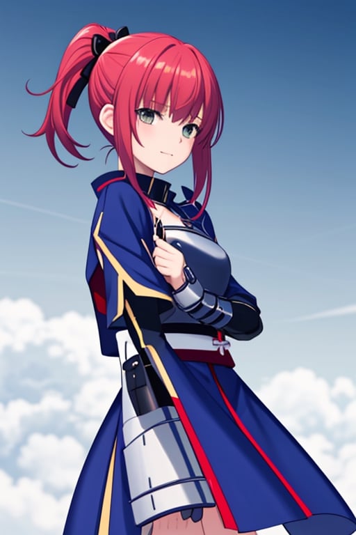 red_hair,missionary,battlesuit,masterpiece,phSaber,KAMISATOAYAKADEF,yoimiyadef,bling,<lora:659111690174031528:1.0>