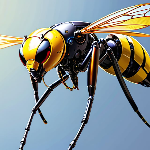 Cyborg wasp