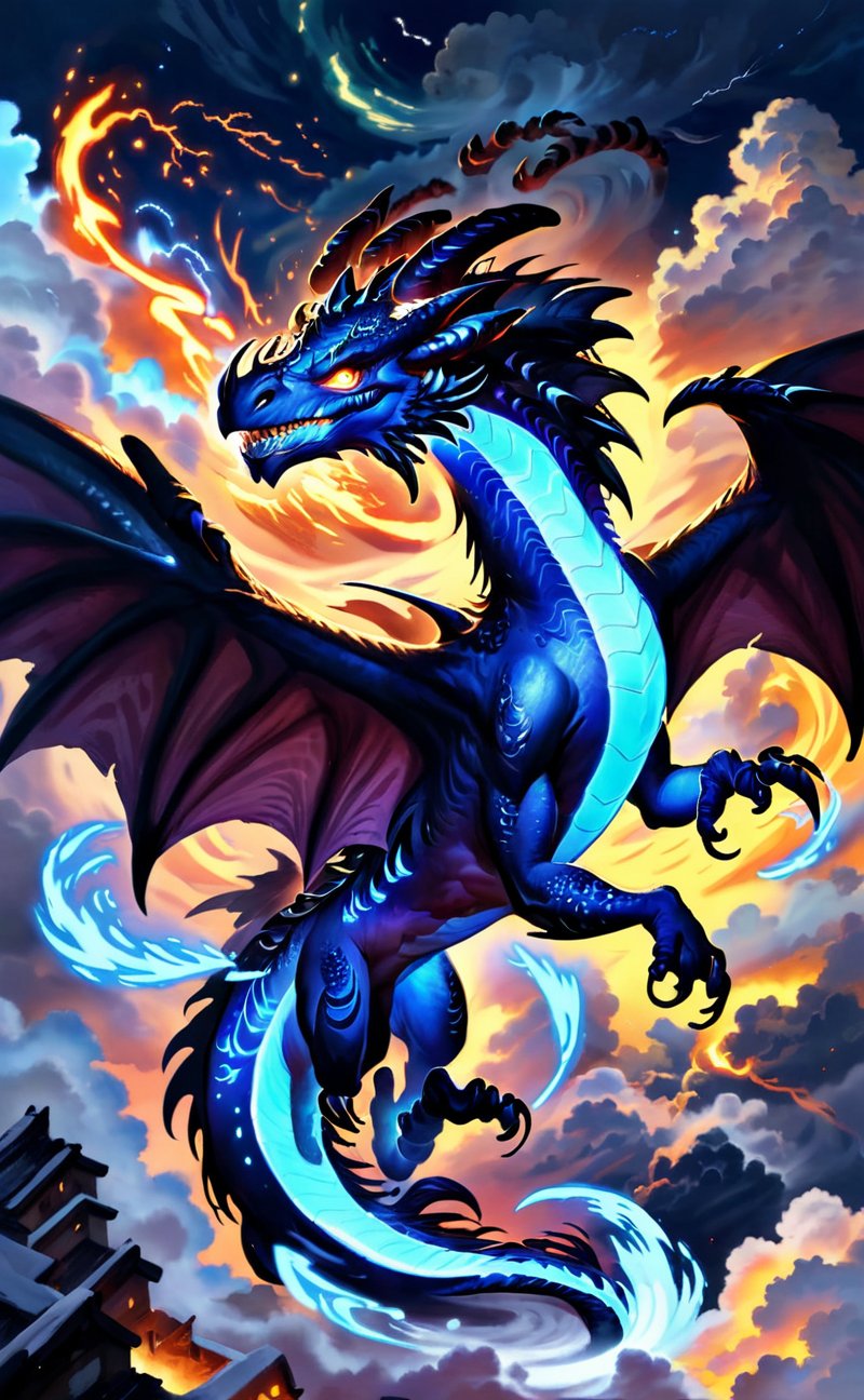 random avatar Driftwhirl (Flying/Dragon Type)
Prompt: "A majestic, dragon-like Fakemon with sweeping wings that resemble clouds. Driftwhirl has a smooth, sky-blue body with swirling patterns that mimic wind currents. Its eyes are bright, resembling the clear sky, and its tail is long and flowing like a kite. This Fakemon can manipulate air currents to create powerful storms and can glide effortlessly for long distances. Driftwhirl is known for its serene presence and is often seen soaring high above the clouds."
avatar single picture 