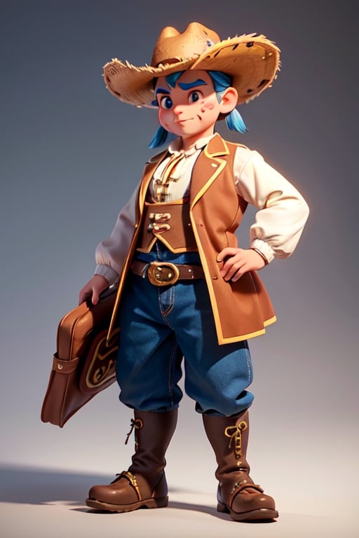 3dcharacter,(full body:1.2),simple background, masterpiece,best quality,(light cream gradient background:1.1) , low poly, cowboy cat, toy, videogame style, inspired by the Argentinean gaucho culture, traditional elements such as gauchos in their distinctive clothing, capture the essence of the gaucho lifestyle with a touch of authenticity and cultural richness,3dcharacter, cat wearing gaucho clothes, gaucho costumes, 8k, high resolution, furry, 3d video game cat