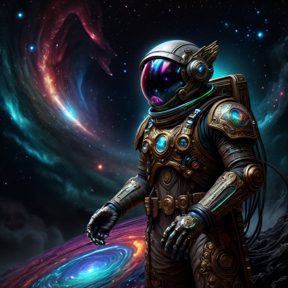 A cyberpunk cosmic wanderer traverses the void, seeking answers among the stars. Iconic rockstar Val Kilmer lost in space
Movie Poster, cinematic light, Professional Art
many details, extreme detailed, full of details,
Wide range of colors., Dramatic,Dynamic,Cinematic,Sharp details
 Insane quality. Insane resolution. Insane details. Masterpiece. 32k resolution