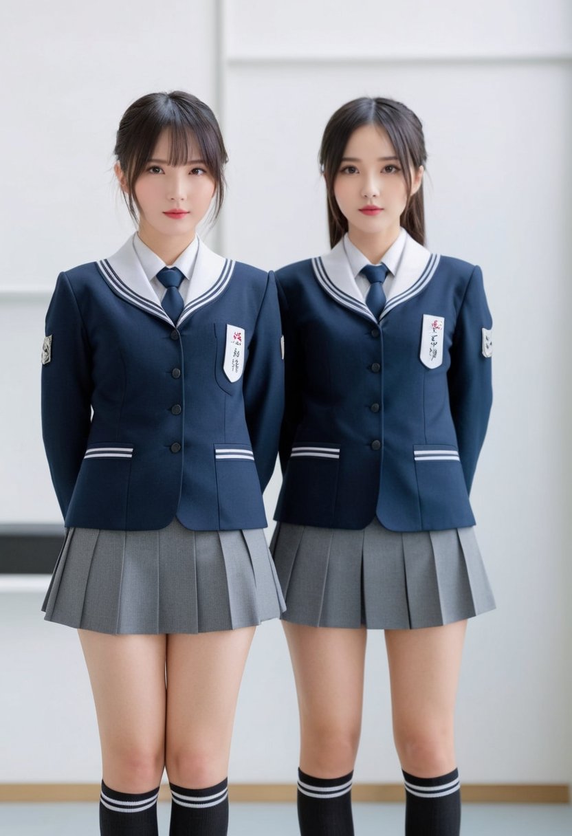 Girls, Uniform, Skirt, Chizuko Yoshida, Official art, Remodernism.
Captured with a Canon EOS R5, 1/250s, f/2.2, ISO 800, the image boasts subtle texture details and nuanced, natural skin tones that convey emotional depth.