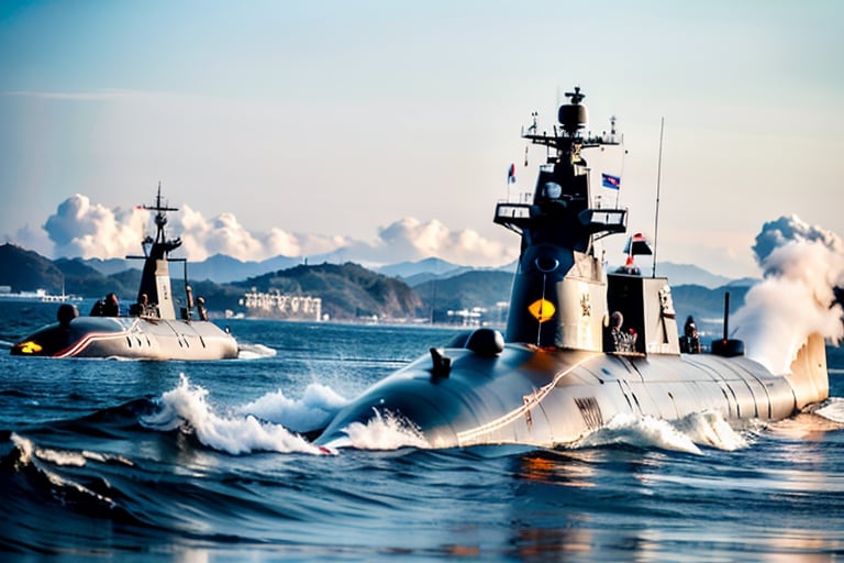 Thrilling! The Taiwan Navy's Haikun submarine unit is now in action gear! The high-definition long-range photos taken with a wide-angle technique perfectly portray the superiority and domineering power of the submarine force. All of this is presented authentically without any embellishment or beautification. In this majestic large submarine force, we are fortunate to witness the brave female captain controlling the direction. Her calm and unhurried steering skills are enviable. These professional and sophisticated large-scale troops are the symbol of the power of the Taiwan Navy. We have the Haikun, a professional submarine force, a domineering female captain, and a powerful navy. Taiwan’s coastal defense is impregnable! Let us pay tribute to these soldiers who defend our country and homeland! #Taiwan Navy, powerful navy, sea dragon submarine, sea tiger submarine, sea lion submarine, seal submarine