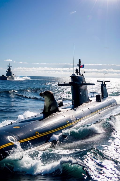 Thrilling! The Taiwan Navy's Haikun submarine unit is now in action gear! The high-definition long-range photos taken with a wide-angle technique perfectly portray the superiority and domineering power of the submarine force. All of this is presented authentically without any embellishment or beautification. In this majestic large submarine force, we are fortunate to witness the brave female captain controlling the direction. Her calm and unhurried steering skills are enviable. These professional and sophisticated large-scale troops are the symbol of the power of the Taiwan Navy. We have the Haikun, a professional submarine force, a domineering female captain, and a powerful navy. Taiwan’s coastal defense is impregnable! Let us pay tribute to these soldiers who defend our country and homeland! #Taiwan Navy, powerful navy, sea dragon submarine, sea tiger submarine, sea lion submarine, seal submarine