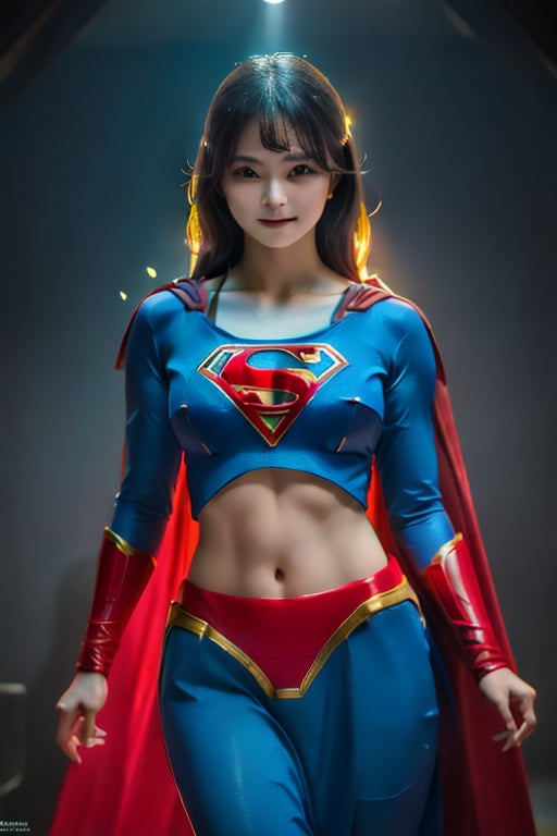 best quality, high quality, ultra quality, 8k, masterpiece, detailed, extremely detailed, insanely detailed, ultra detailed, ultra highres ,exquisite, lifelike Images,cinematic experience,UHD picture,Realistic,photorealistic,hyperrealistic,vivid,RAW photo,shot by DSLR, 
one girl, upper body,half smile, seductive, Heroine, battle costume, fighting pose, powerful like a scene from a movie,(Supergirl Costume),viking,Strong Backlit Particles,female warrior,FFIXBG,Saree