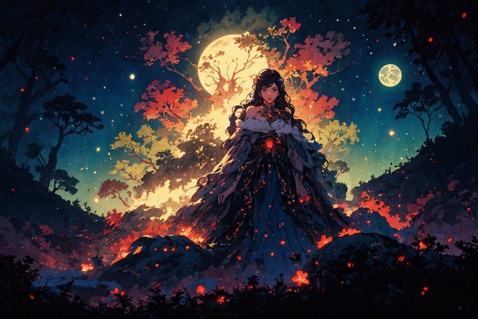 Official Art, Unity 8K Wallpaper, Extreme Detailed, Beautiful and Aesthetic, Masterpiece, Top Quality, perfect anatomy, 

In a mesmerizing cyberpunk realm, a futuristic android warrior stands tall amidst neon-lit skyscrapers and holographic signs, her metallic exoskeleton gleaming with intricate patterns and glowing circuits, the lunar augmented binary tree sits atop a mossy rock in a lush forest clearing, A celestial gondola drifts gracefully through a dreamlike galaxy with a snow leopard sit on ,

a beautifully drawn (((ink illustration))) depicting, vintage, PURPLE and PINK accents, watercolor painting, concept art, (best illustration), (best shadow), Analog Color Theme, vivid colours, contrast, smooth, sharp focus, scenery, 

(Pencil_Sketch:1.2,masterpiece,midjourney, best quality, , messy lines,incredibly absurdres