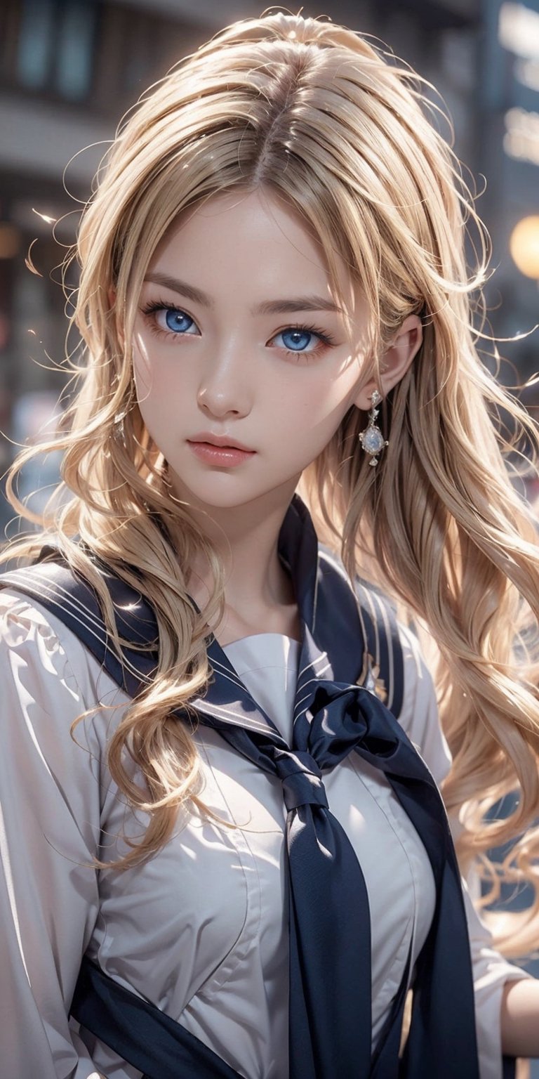 Ultra-high definition works, super close-up shots, blonde and blue eyes, beautiful eyes with excellent expressions, soft expressions, ,sv1, sailor senshi uniform